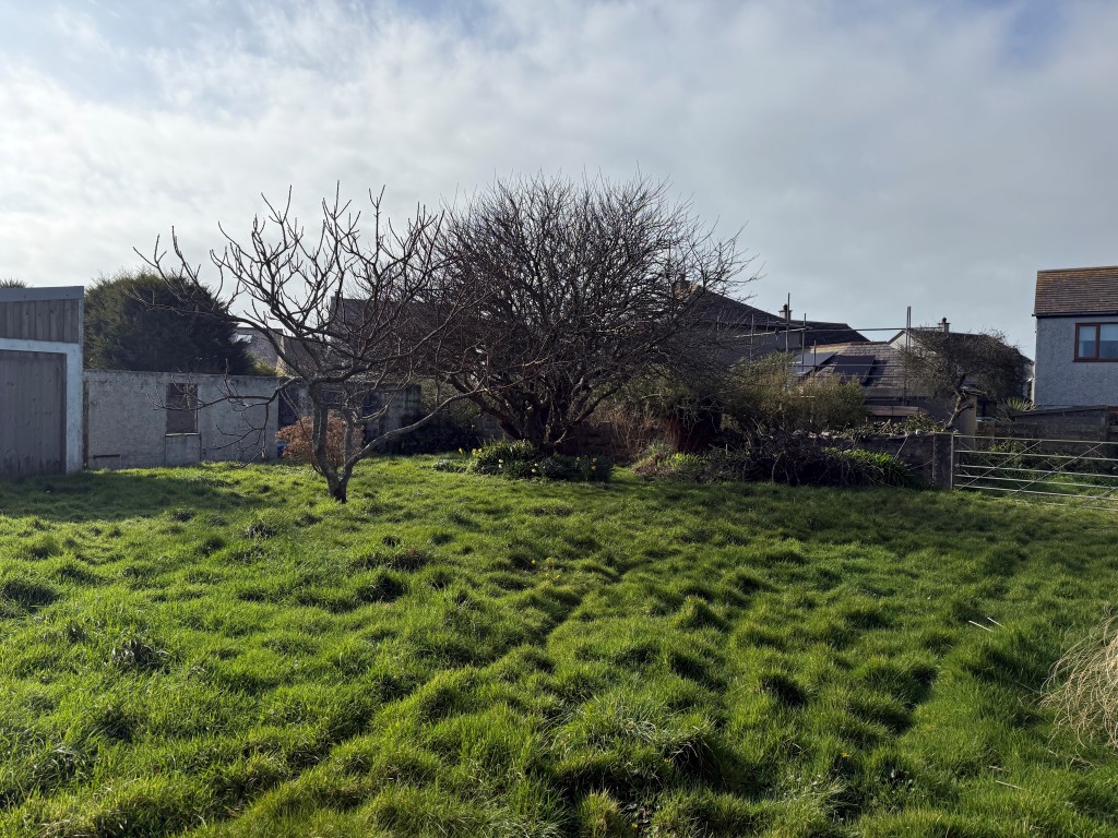 Lot: 51 - LAND WITH PLANNING FOR TWO DWELLINGS - Picture of land looking toward access